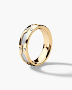 GRANT Two-Tone Gold Wedding Ring
