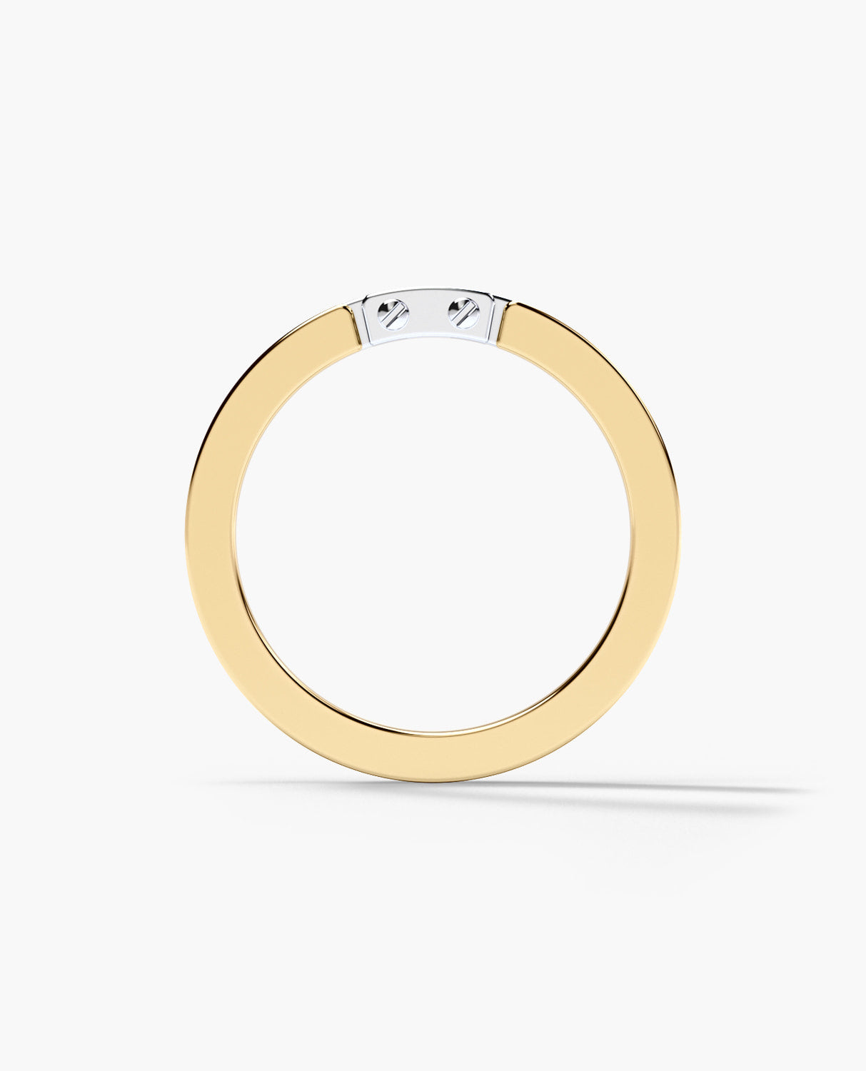 MEIKLE Two-Tone Gold Ring with 0.45ct Diamonds