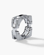 BINGHAM Gold Square Ring with 1.05ct Diamonds