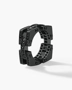 BINGHAM EverBlak Gold Square Ring with 2.15ct Black Diamonds
