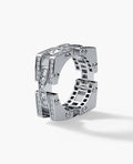 BINGHAM Gold Square Ring with 2.15ct Diamonds