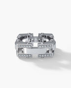 BINGHAM Gold Square Ring with 1.05ct Diamonds