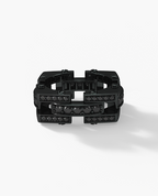 BINGHAM EverBlak Gold Square Ring with 2.15ct Black Diamonds