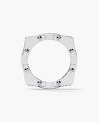 BINGHAM Gold Square Ring with 2.15ct Diamonds