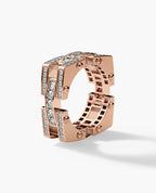 BINGHAM Gold Square Ring with 2.15ct Diamonds