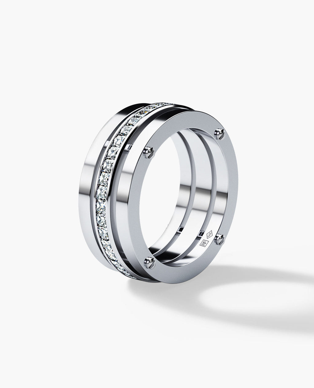 BREWER Gold Ring with 2.00ct Diamonds