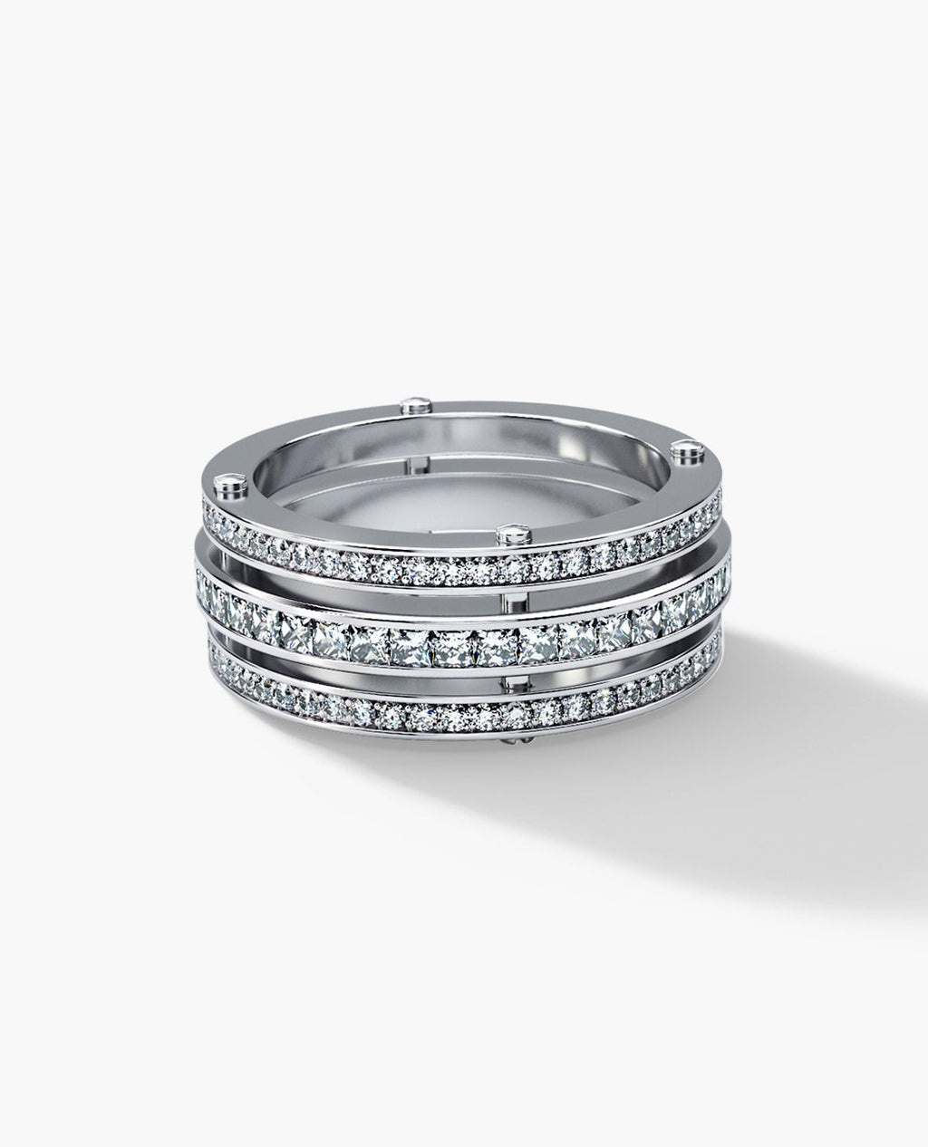 BREWER Gold Ring with 3.10ct Diamonds