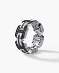 BRIGGS Gold Ring with 1.00ct Black Diamonds