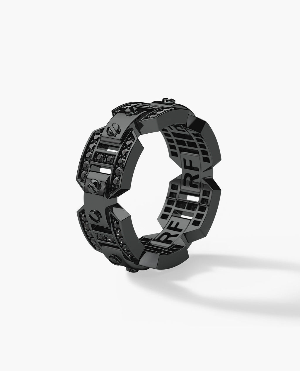 BRIGGS EverBlak Black Gold Ring with 0.70ct Black Diamonds