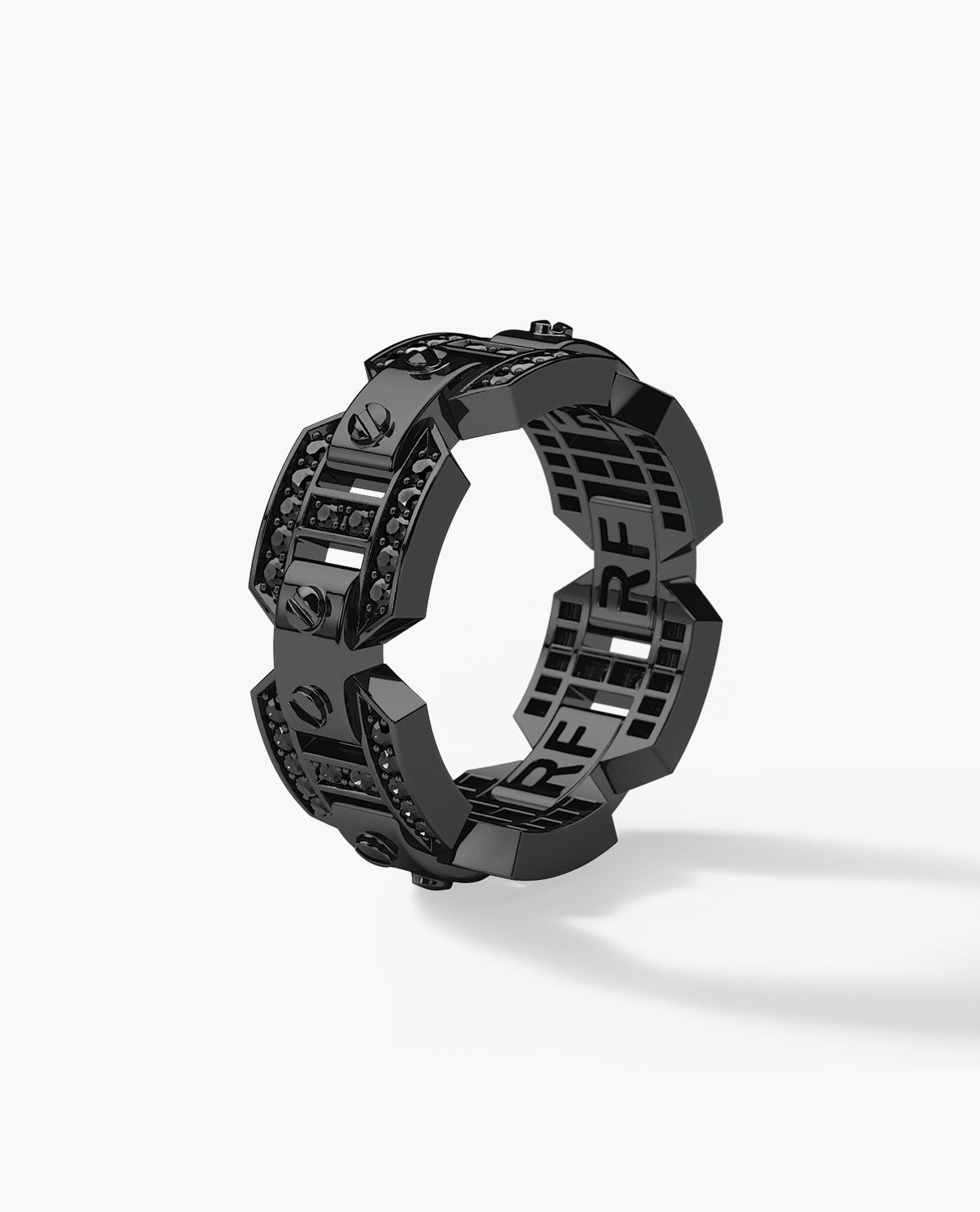 BRIGGS EverBlak Black Gold Ring with 0.70ct Black Diamonds