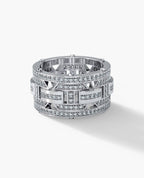 BRIGGS Gold Ring with 2.10ct Diamonds - Wide Version