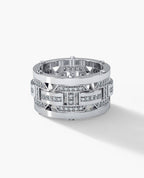 BRIGGS Gold Ring with 1.00ct Diamonds - Wide Version
