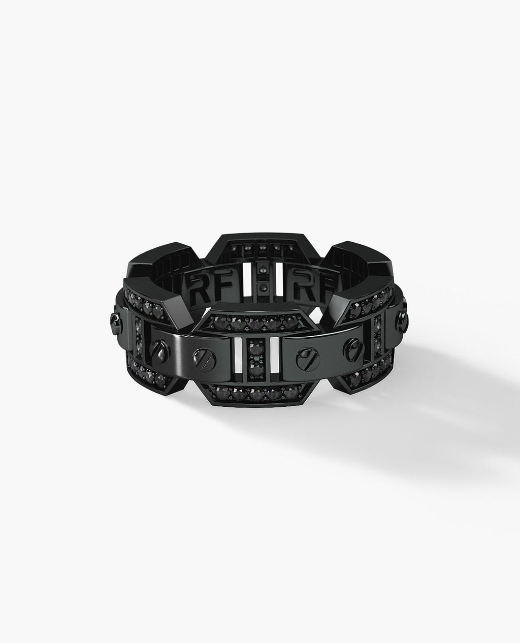 BRIGGS EverBlak Black Gold Ring with 0.70ct Black Diamonds