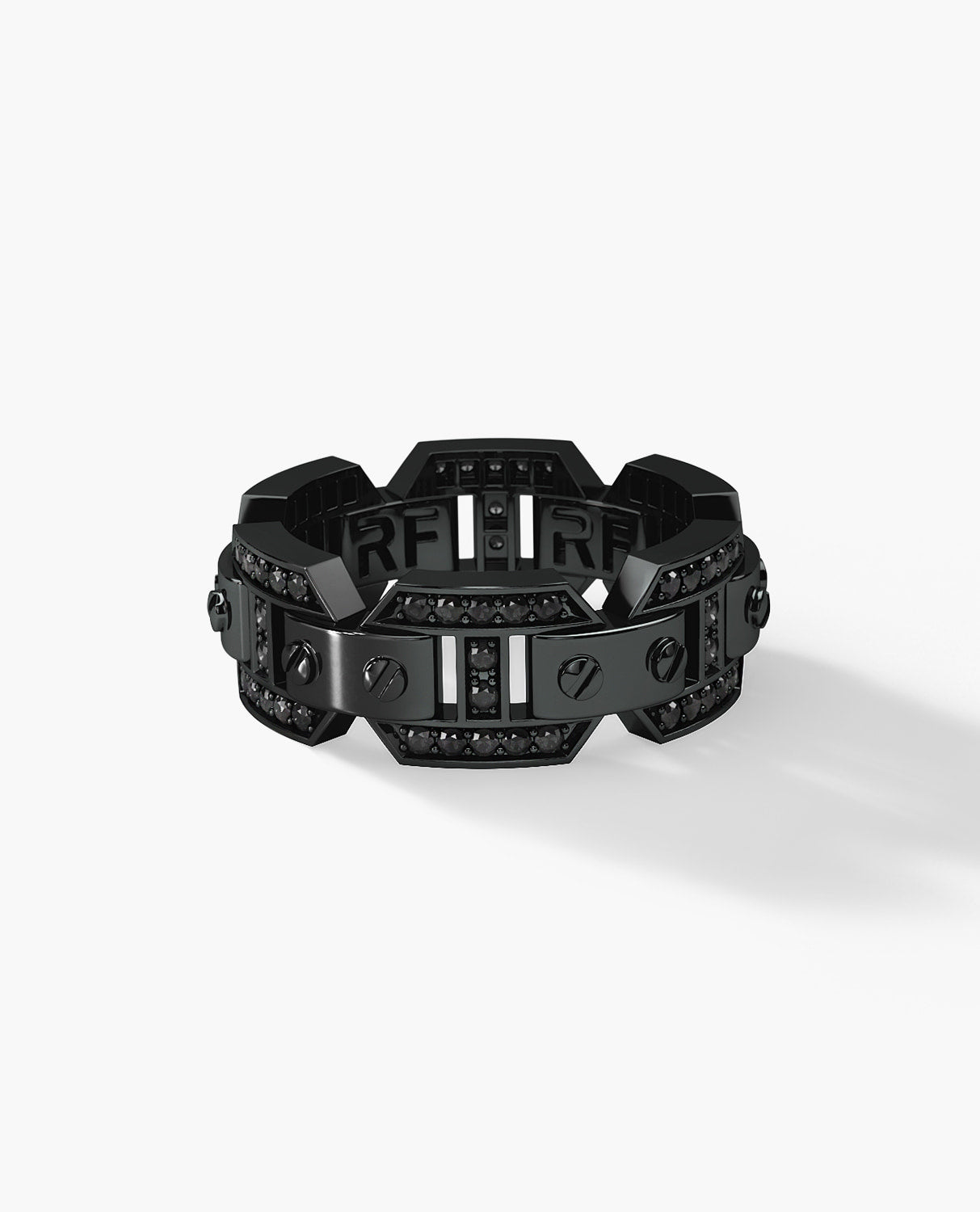 BRIGGS EverBlak Black Gold Ring with 0.70ct Black Diamonds