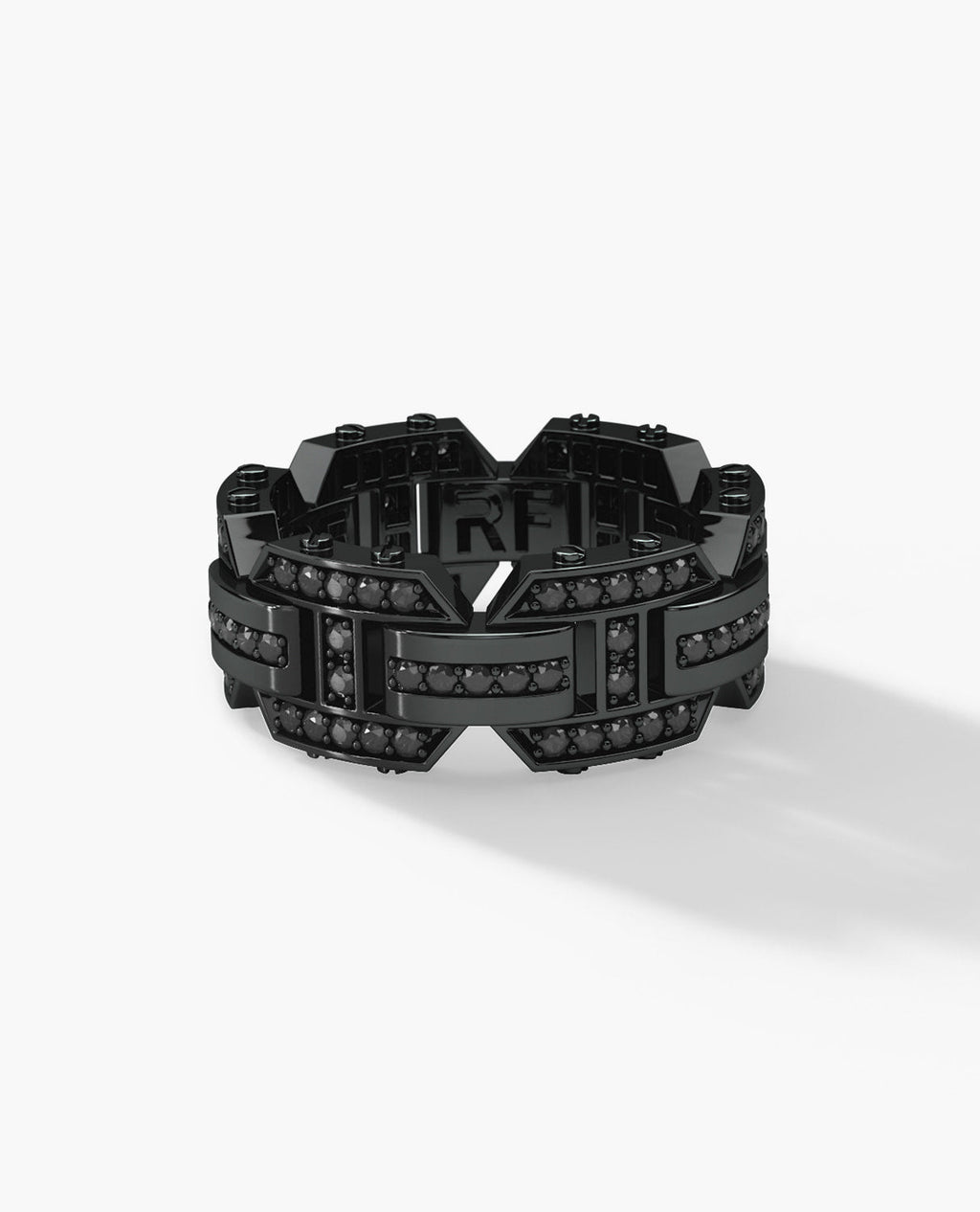 BRIGGS EverBlak Black Gold Ring with 1.00ct Black Diamonds
