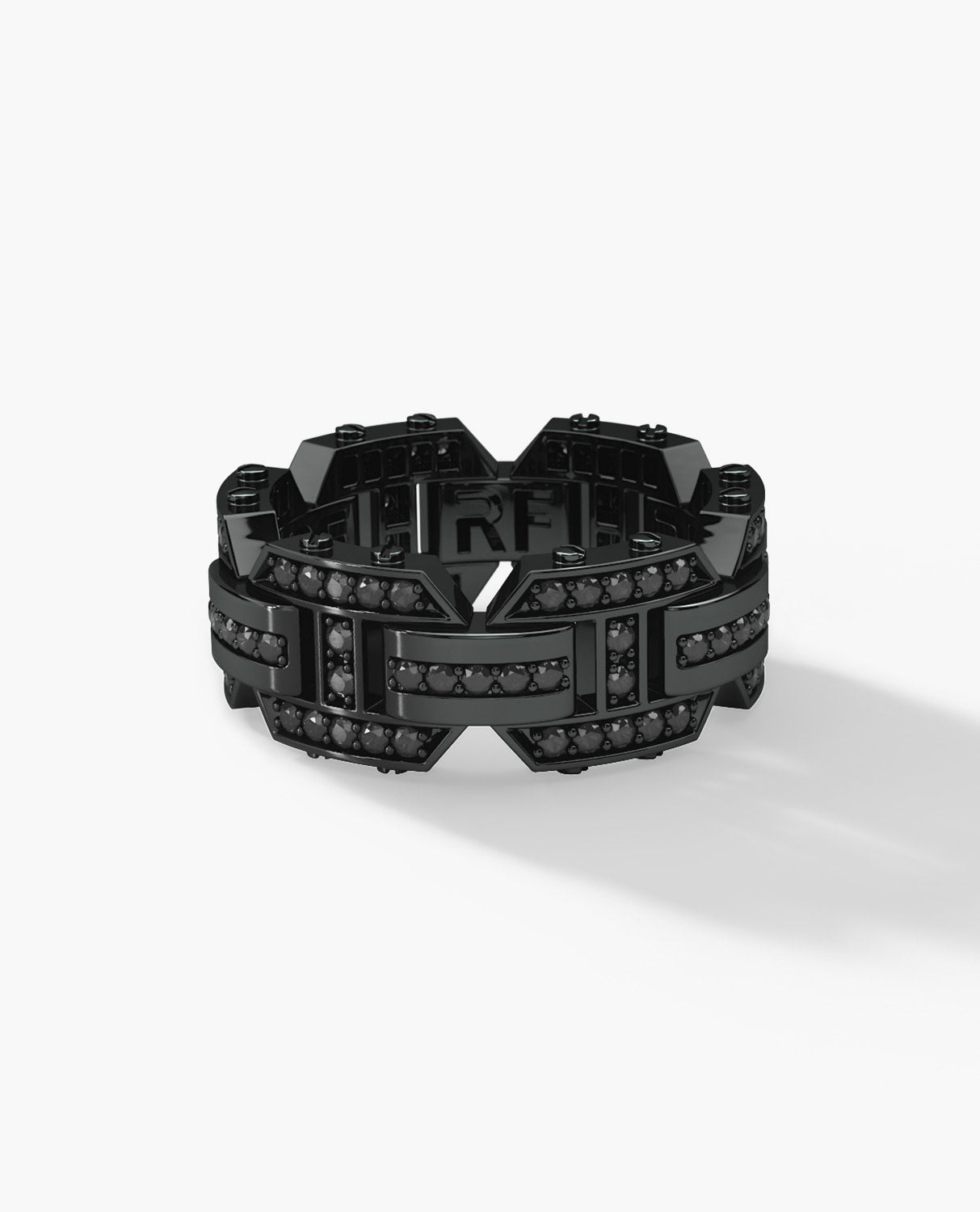BRIGGS EverBlak Black Gold Ring with 1.00ct Black Diamonds
