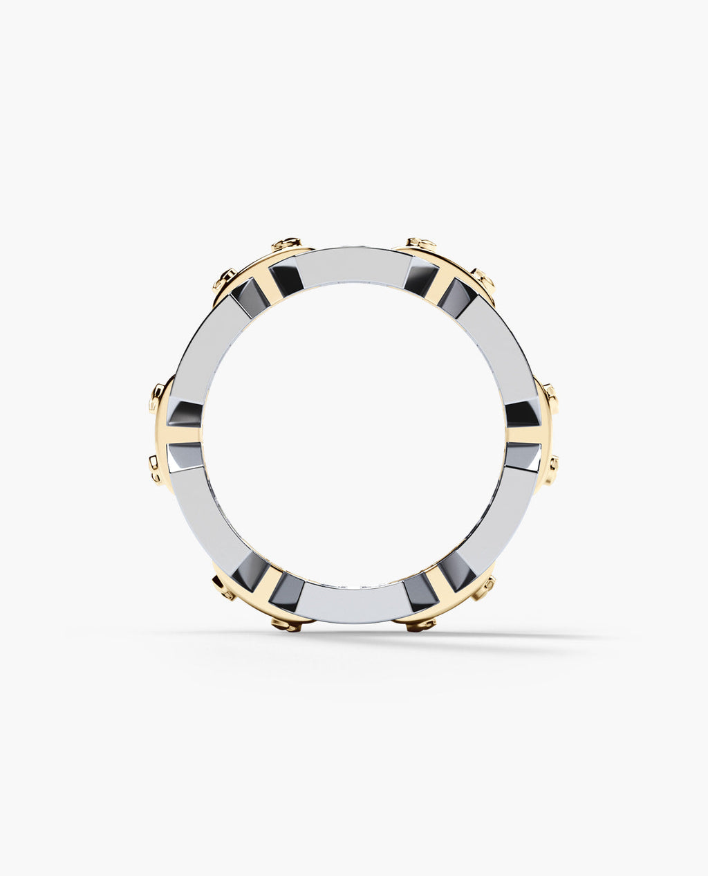 BRIGGS Two-Tone Gold Ring with 0.70ct Diamonds