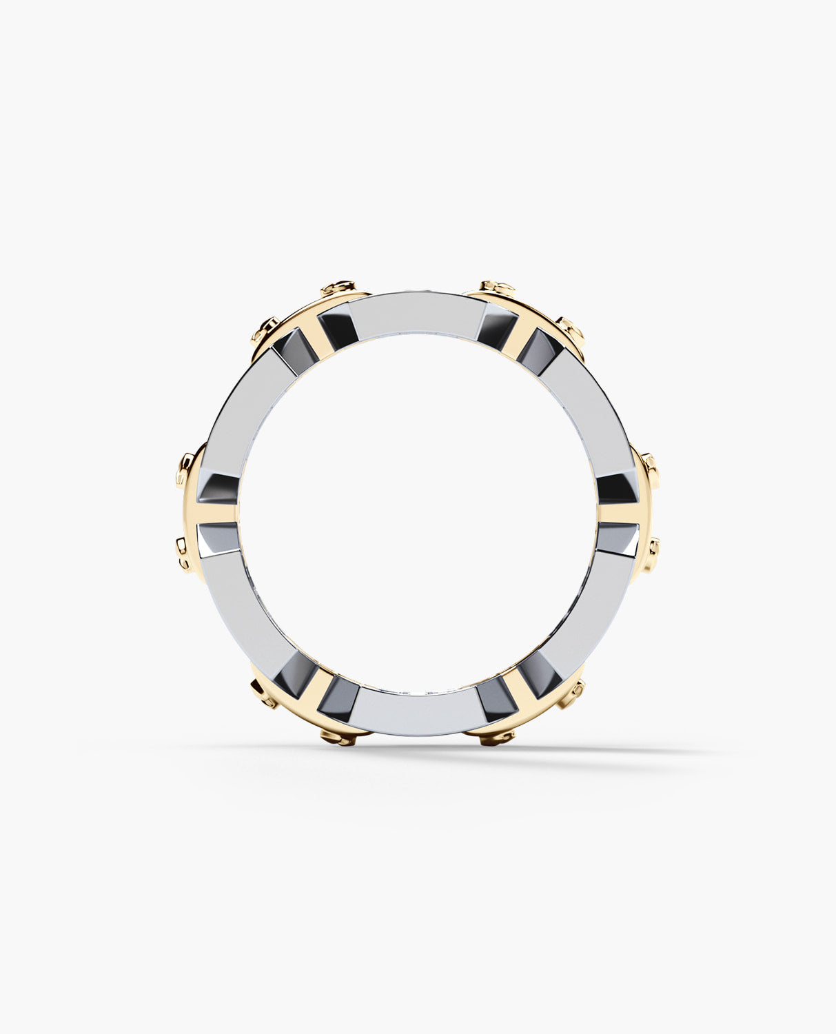 BRIGGS Two-Tone Gold Ring with 0.70ct Diamonds