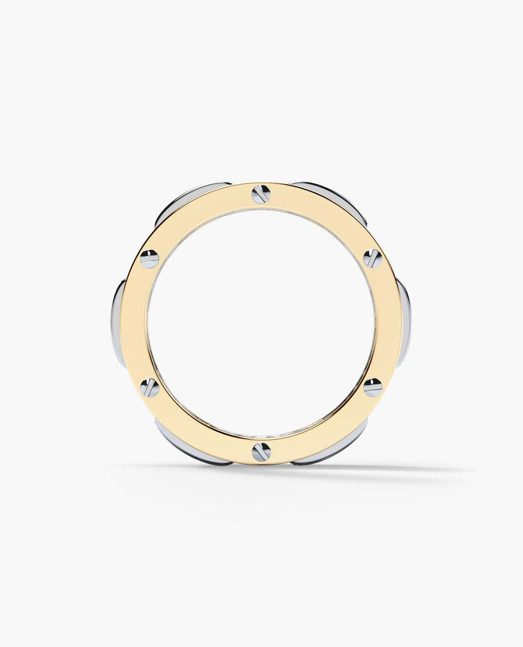 BRIGGS Two-Tone Gold Ring with 1.00ct Diamonds - Wide Version