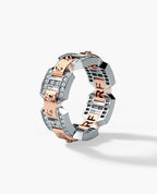 BRIGGS Two-Tone Gold Ring with 0.70ct Diamonds