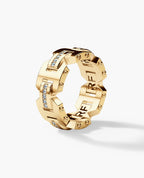 BRIGGS Gold Ring with 0.30ct Diamonds
