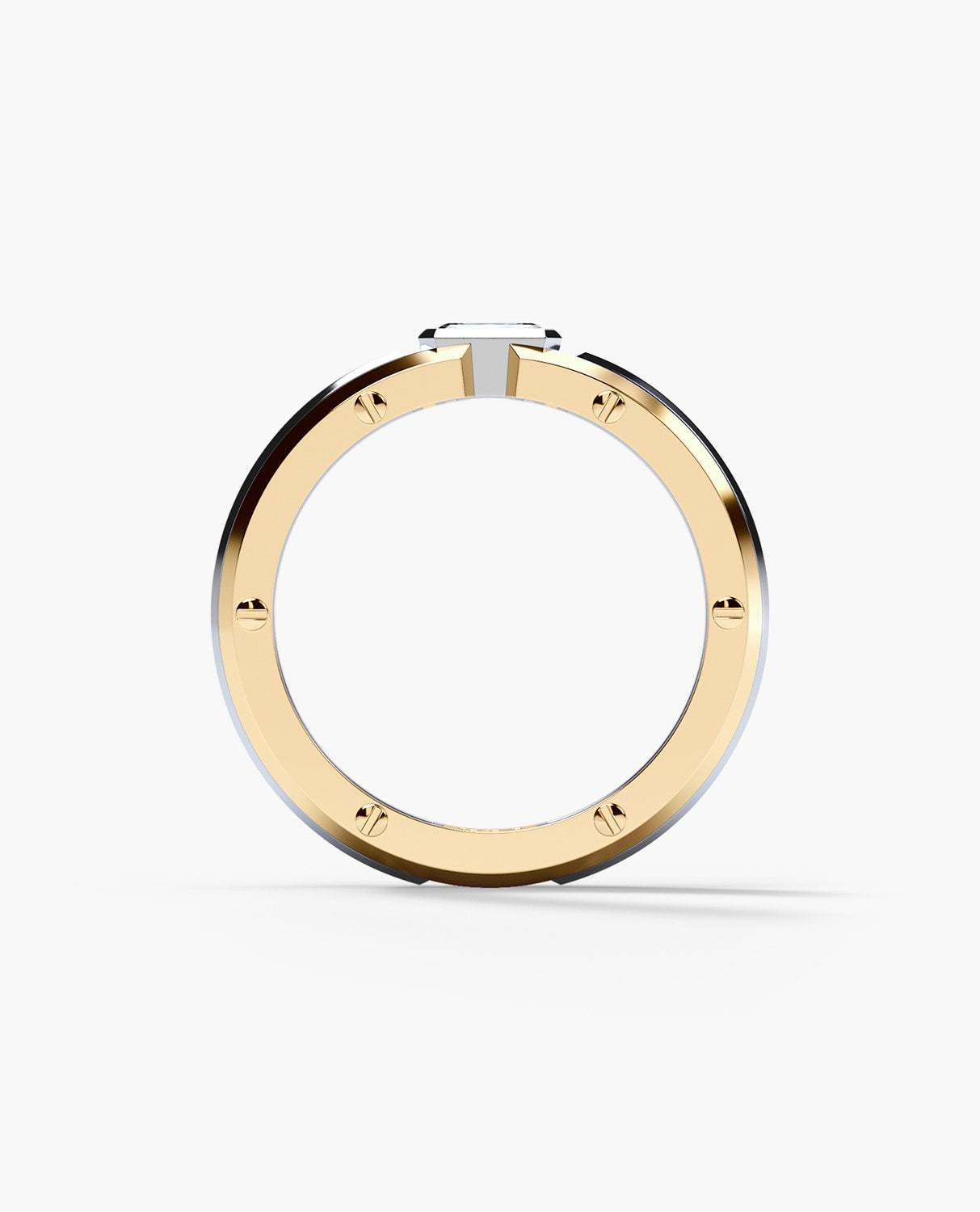 CLEBURNE Two-Tone Gold Statement Ring with 1.95ct Diamonds
