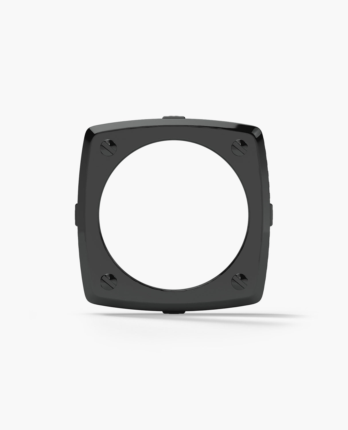 FORT KNOX EverBlak Gold Square Ring with 0.65ct Black Diamonds