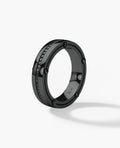 FRANKLIN Comfort Fit EverBlak Black Gold Ring with 0.50ct Black Diamonds - 5mm
