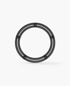 FRANKLIN Comfort Fit EverBlak Black Gold Ring with 0.50ct Black Diamonds - 5mm