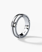 FRANKLIN Comfort Fit Gold Ring with 0.50ct Black Diamonds - 5mm