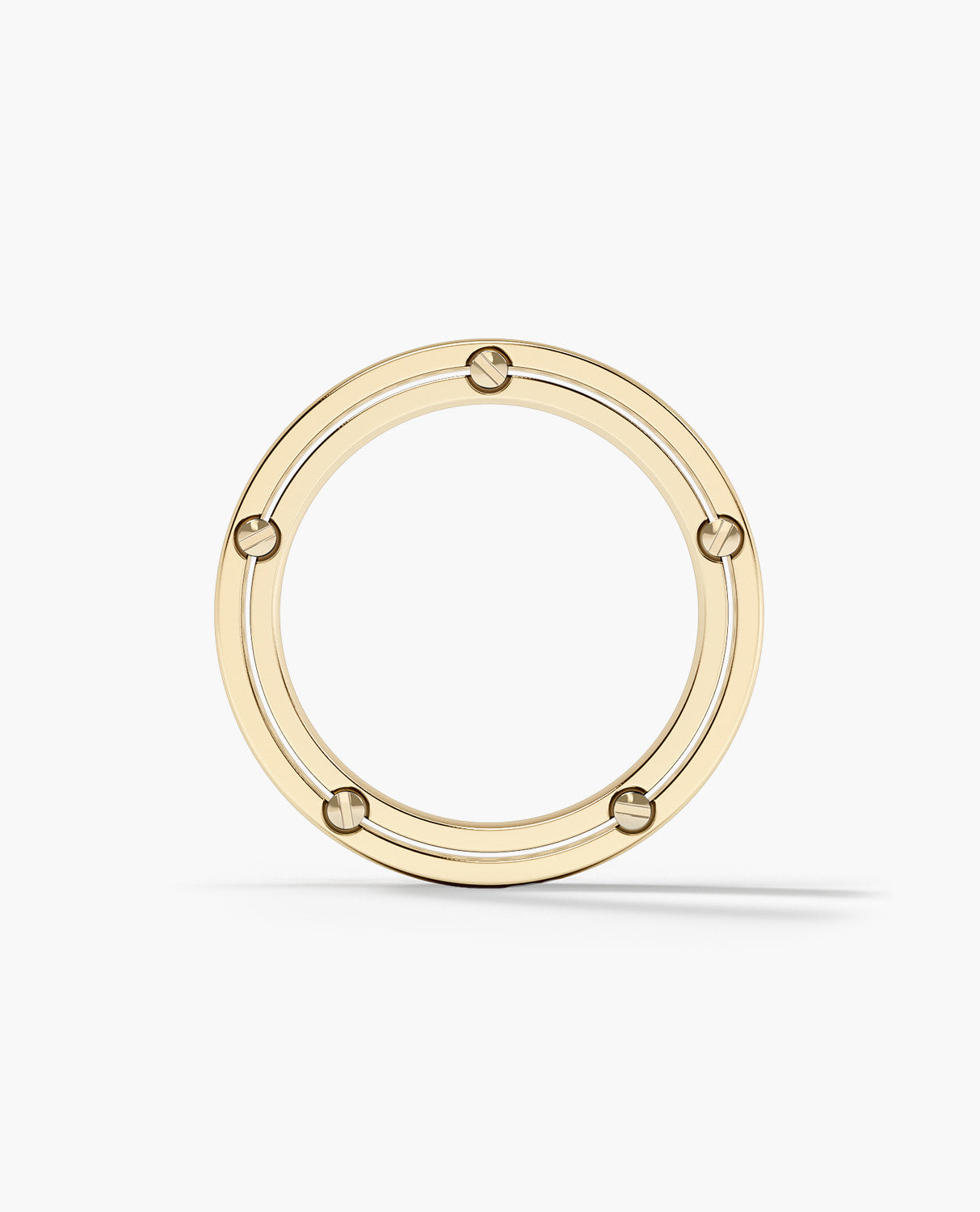 FRANKLIN Comfort Fit Gold Ring with 0.50ct Black Diamonds - 9mm - Wide Version