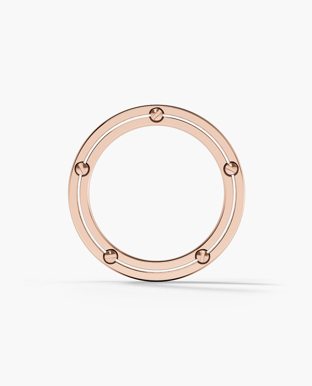 FRANKLIN Comfort Fit Gold Ring with 0.50ct Black Diamonds - 5mm