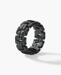 GETCHELL EverBlak Black Gold Ring - Wide Version
