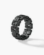 GETCHELL EverBlak Black Gold Ring - Wide Version