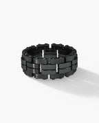 GETCHELL EverBlak Black Gold Ring - Wide Version