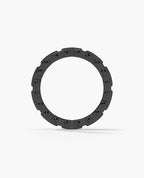 GETCHELL EverBlak Black Gold Ring with 0.80ct Black Diamonds - Wide Version