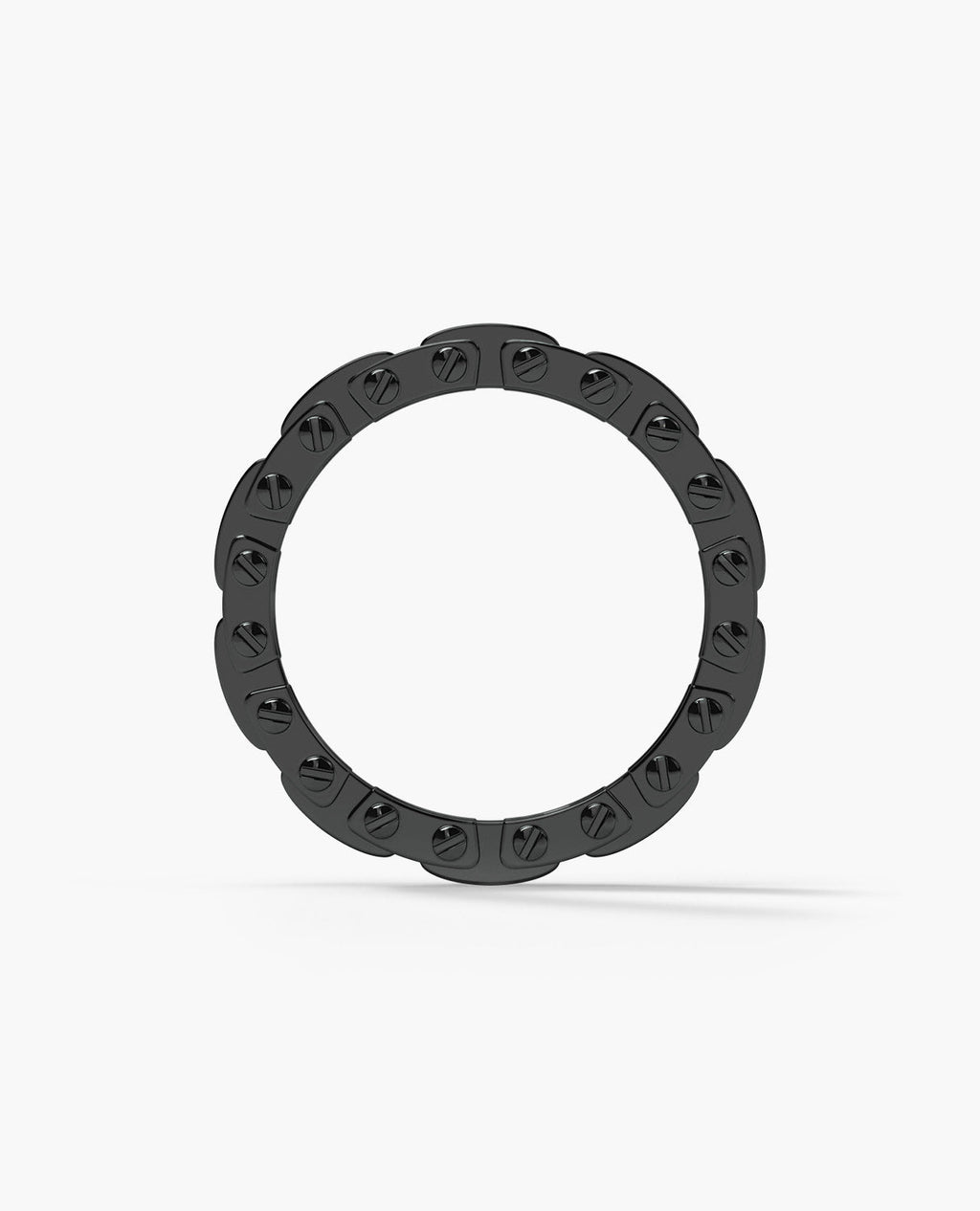 GETCHELL EverBlak Black Gold Ring - Wide Version