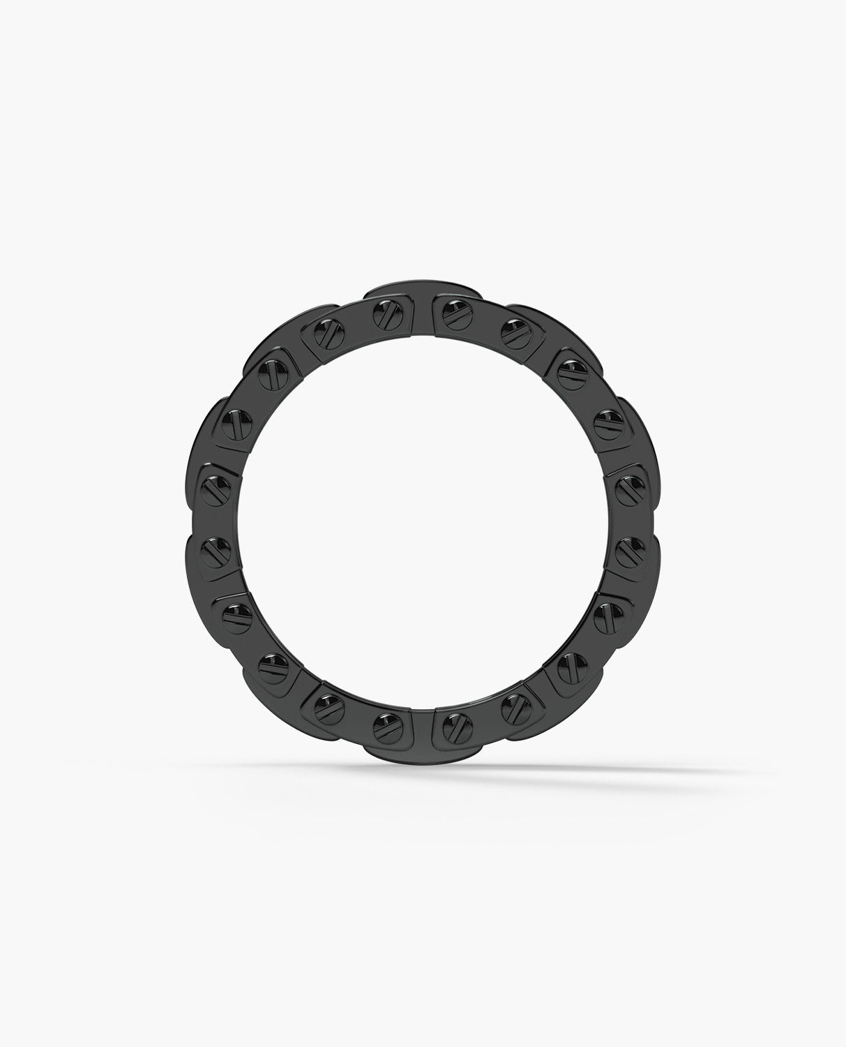 GETCHELL EverBlak Black Gold Ring - Wide Version