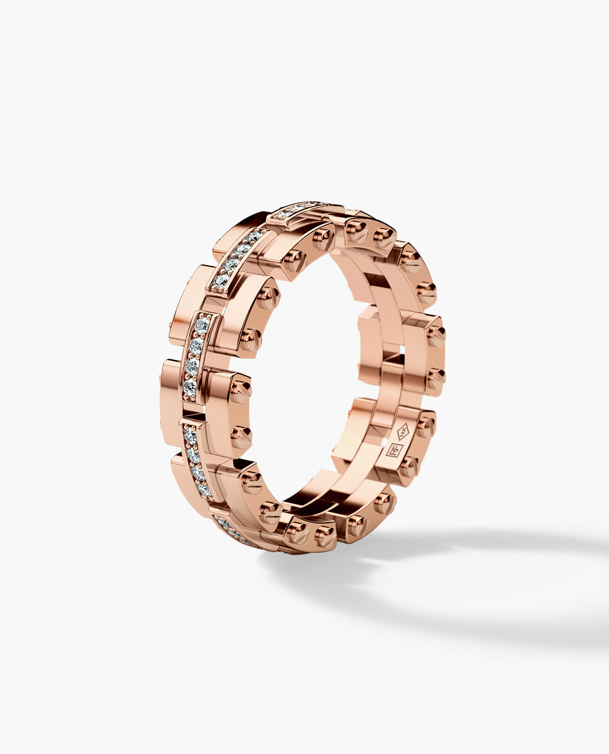 GETCHELL Gold Ring with 0.40ct Diamonds