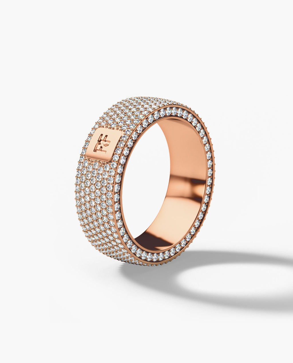 JERRITT Comfort Fit Gold Ring with 3.30ct Diamonds