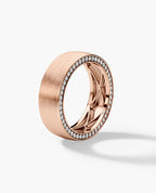 JERRITT Comfort Fit Gold Ring with 0.70ct Diamonds