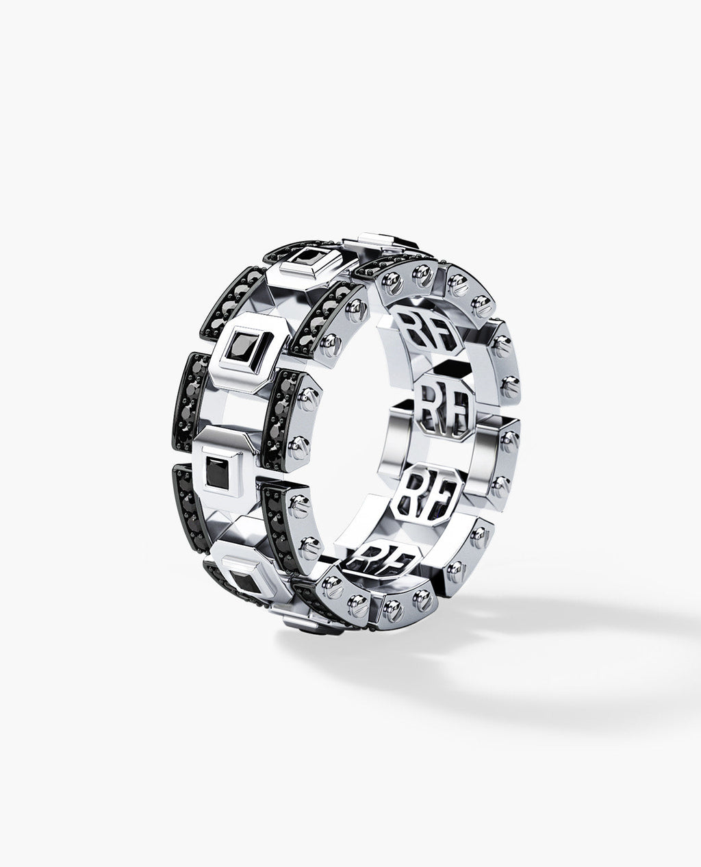 LA PAZ Ring with 1.20ct Black Diamonds