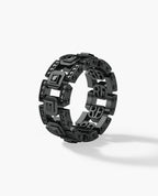 LA PAZ EverBlak Black Gold Ring with 1.20ct Black Diamonds