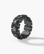 LA PAZ EverBlak Black Gold Ring with 4.70ct Black Diamonds