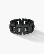 LA PAZ EverBlak Black Gold Ring with 0.40ct Black Diamonds