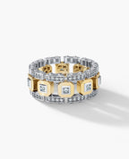 LA PAZ Two-Tone Gold Ring with 1.20ct Diamonds