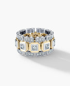 LA PAZ Two-Tone Gold Ring with 3.30ct Diamonds
