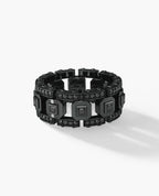 LA PAZ EverBlak Black Gold Ring with 1.20ct Black Diamonds