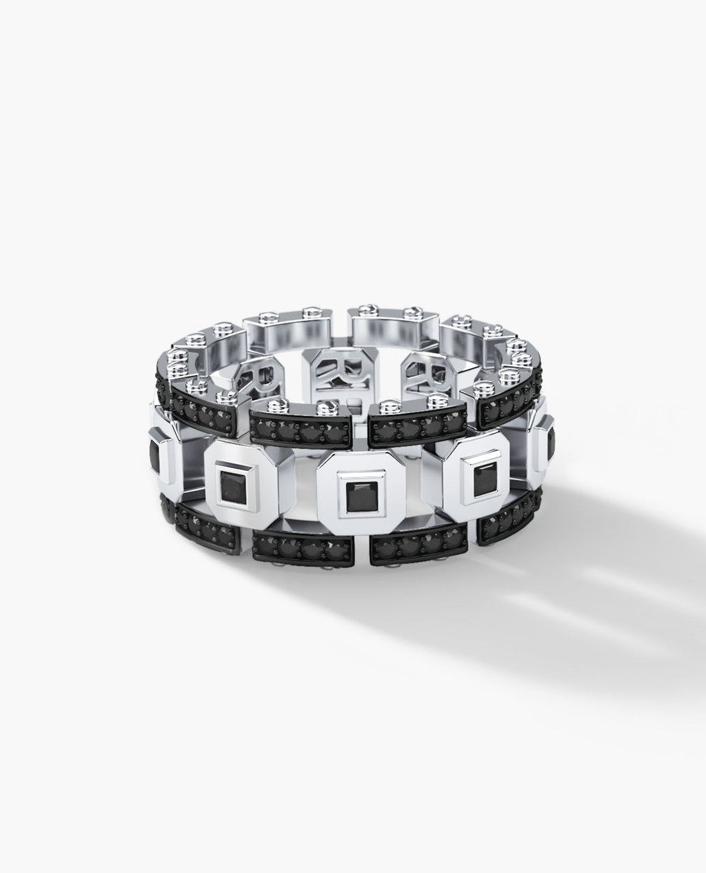 LA PAZ Ring with 1.20ct Black Diamonds