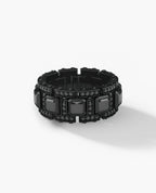 LA PAZ EverBlak Black Gold Ring with 4.70ct Black Diamonds